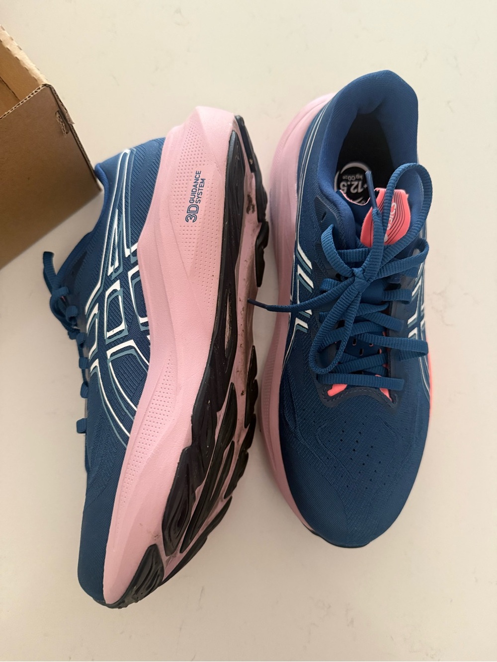ASICS Women's Navy and Pink Running Shoes - Picture 5 of 8